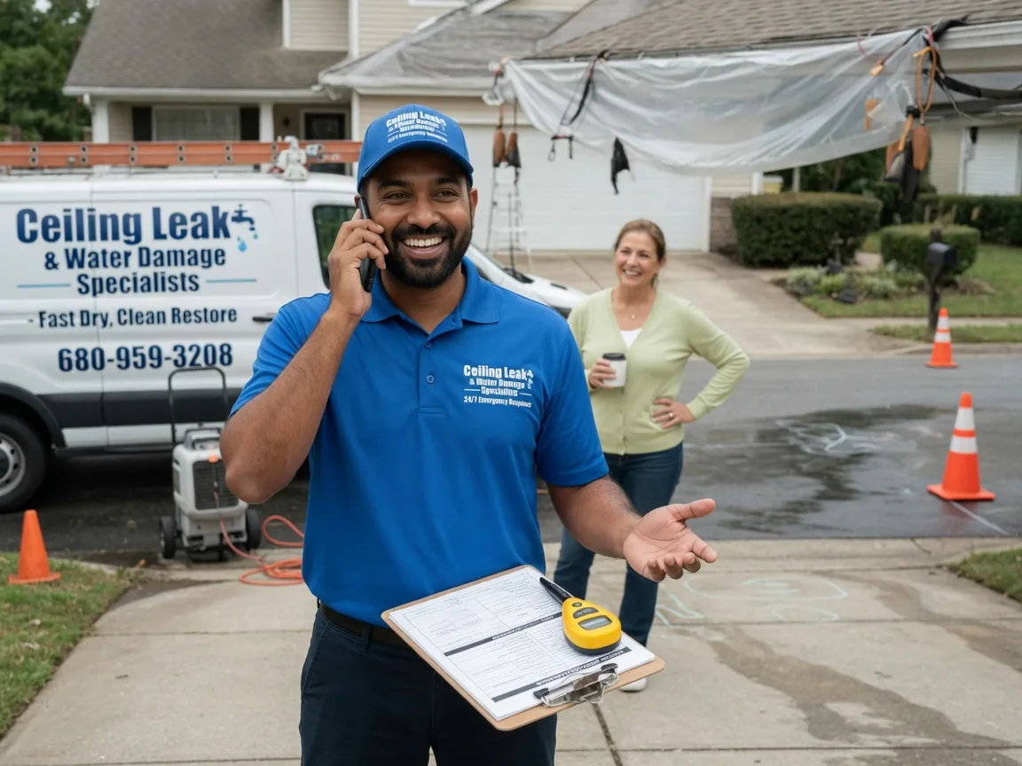 Ceiling Leak Cleanup Santa Fe Springs, CA FAQs